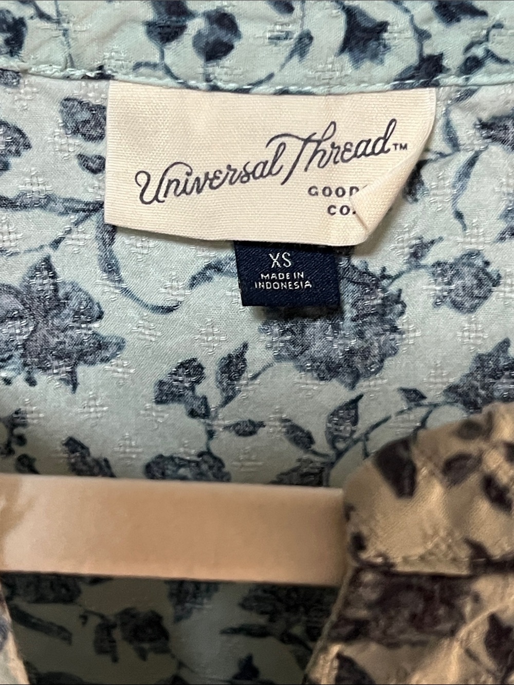 Floral Puff-Sleeve Cotton Dress - Picture 3 of 6